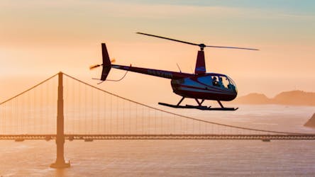 Alcatraz stad hoogtepunten helikoptervlucht
